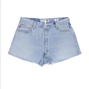RE/DONE Light Blue ‘The Short’ Size 25